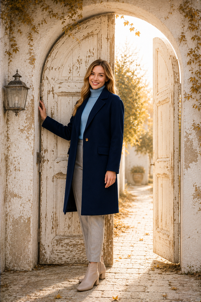 CAPPOTTO DONNA MATTA BOTTONE TASCHE SPACCHI ART. AR01