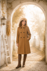 CAPPOTTO DONNA GRIFFAI LUNGO DOPPIO PETTO TASCHE ART. 6073