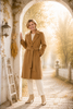 CAPPOTTO DONNA RAGAZZA UN PETTO CINTURA TASCHE MARCA EDAS ART. CAPIENTE