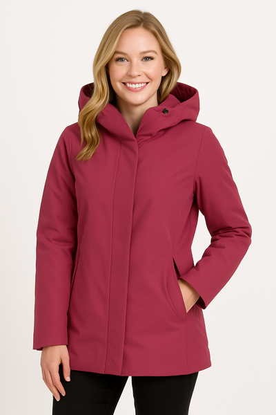 GIUBBINO DONNA RAGAZZA TECNICO CORTO CAPPUCCIO ZIP MARCA GRIFFAI ART. 4050