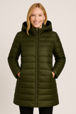 GIACCONE DONNA RAGAZZA TAGLIE OVER TRAPUNTATO CAPPUCCIO ZIP BOTTONI MARCA TALENTI ART. T313