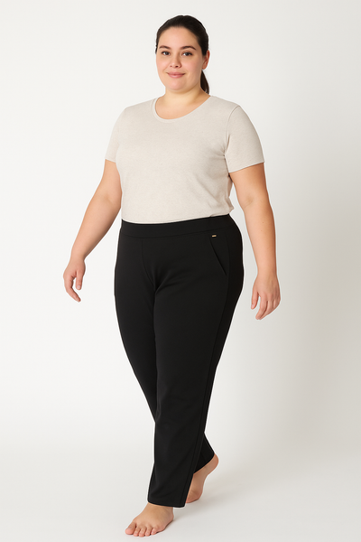 PANTALONE TUTA DONNA CONFORMATO ELASTICO LARGO FELPATO MARCA CAMPAGNOLO ART.4R375-6CONF