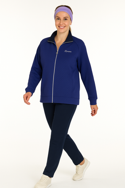 TUTA DONNA RAGAZZA FELPATA FELPA FANTASIA PANTALONE ELASTICO MARCA CAMPAGNOLO ART. 98Q76466