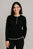 MAGLIONE DONNA GIROCOLLO BOTTONI VISCOSA MARCA RIVA TRICOT ART.S715411