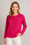 MAGLIONE DONNA LANA GIROCOLLO POLSINI FASCIA LAVORAZIONE MARCA RIVA TRICOT ART. S915604
