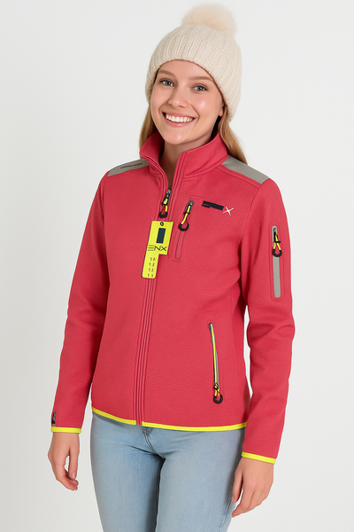 FELPA DONNA ZIP TASCHE TRASPIRANTE MARCA SCUOLA NAUTICA ART.213738