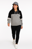 TUTA DONNA RAGAZZA SPORT COTONE FELPATO CAPPUCCIO ZIP MARCA GIVOVA ART.6421T0061