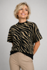 MAGLIONE DONNE GRIFFAI MANICA CORTA ZEBRATO CON LUREX ART. DGF7004