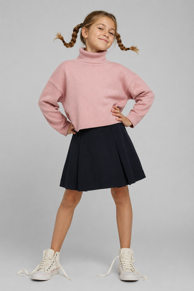 GONNA BAMBINA ZIPPY ELASTICO SVASATA PIEGHE ART. ZKGAP0403-26011