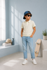 POLO RAGAZZO BAMBINO ZIPPY MANICHE CORTE COTONE ART. ZKBAP0301-26003