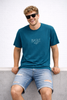 T-SHIRT UOMO BASILE JERSEY COTONE MANICA CORTA STAMPA ART. BE0280