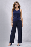 PANTALONI DONNA ELASTICO IN VITA LISA KOTT  14342