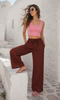 PANTALONE DONNA BARBARELLA ELASTICO COULISSE TASCHE LARGO ART.1088