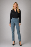PANTALONE DONNA RAGAZZA FANTASIA MODA ELEGANTE UFFICIO MARCA EDAS ART. ALIAS