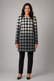 CAPPOTTO DONNA FANTASIA LOSANGHE BOTTONI GIROCOLLO MARCA ELEONORA AMADEI ART. 2160363