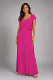 ABITO CERIMONIA DONNA VOILE ELEGANTE BALZE MARCA EDAS ART. GEMIPO