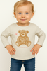 T-SHIRT BIMBA MANICA LUNGA STAMPA BOTTONCINI MARCA LOSAN ART. LBGAP0303 24047