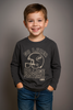 T-SHIRT BAMBINO MANICA LUNGA STAMPA MARCA LOSAN ART. LKBAP0303 24002