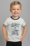 T-SHIRT BAMBINO MEZZA MANICA GIROCOLLO BORDO STAMPA MARCA LOSAN ART. 315-1013AL