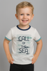 T-SHIRT BAMBINO MEZZA MANICA GIROCOLLO BORDO STAMPA MARCA LOSAN ART. 315-1013AL