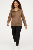 TUTA DONNA F.LLI CAMPAGNOLO PANTALONE FELPA TUTTA ZIP STAMPA TASCHE SPACCHI ELASTICO ART. 8Q76549