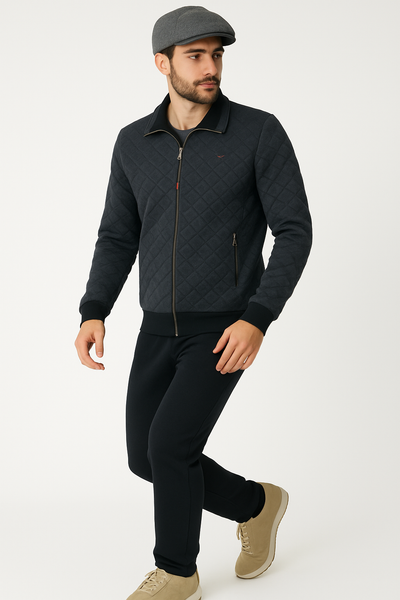 TUTA UOMO F.LLI CAMPAGNOLO FELPATA PANTALONE ELASTICO TASCHE FELPA FANTASIA ZIP TASCHE ART. 8Q77559