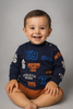 MAGLIA MANICA LUNGA BAMBINO GIROCOLLO STAMPA MARCA LOSAN ART.2251208AL