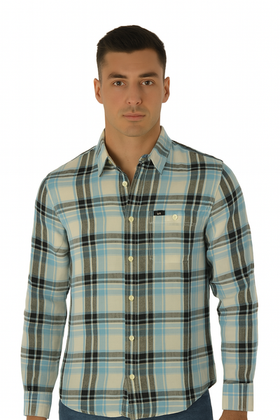 CAMICIA UOMO RAGAZZO SCOZZESE MARCA LEE ART. PREPPY