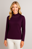 MAGLIONE DONNA RAGAZZA GIROCOLLO MARCA MAGLIFICIO DI NIBIONNO ART. S915312