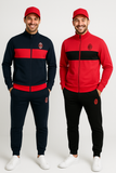 PIGIAMA TUTA COTONE GARZATO TEMPO LIBERO UOMO RAGAZZO ZIP SQUADRA MILAN ART. F102025