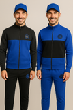 TUTA COTONE FELPATO TEMPO LIBERO UOMO RAGAZZO ZIP SQUADRA INTER ART. IF101135