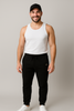 PANTALONE TUTA UOMO RAGAZZO ELASTICO POLSINI TASCHE FELPATO MARCA BACI&ABBRACCI ART. 5003