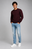 MAGLIA UOMO MISTO COTONE GIROCOLLO INSERTI CONTRASTO MARCA X-CAPE ART. LESCOT