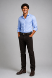 PANTALONI UOMO TAGLIO JEANS ZIP GANCIO CINTURA MARCA LUIGI MORINI ART. 4104 MIKE R