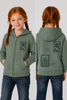 FELPA BAMBINA ZIPPY FELPATA FULL ZIP CAPPUCCIO TASCHE STAMPE ART. ZKGAP0201-26028
