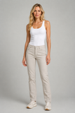 PANTALONI DONNA COTONE ELASTICIZZATO CINQUE TASCHE MARCA EMANUELA COSTA ART. 4557