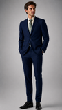 ABITO CERIMONIA UOMO CLUI L.M.C. TRE PEZZI GIACCA PANTALONE GILET DROP4 ART. CLVTD4-44