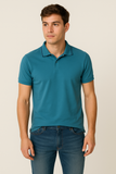 POLO UOMO SCUOLA  NAUTICA ITALIANA MANICA CORTA SPACCHI LOGO PIQUET COTONE ART. 158804