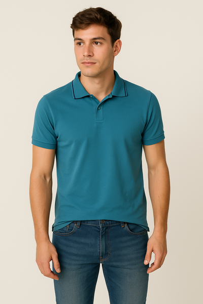 POLO UOMO SCUOLA  NAUTICA ITALIANA MANICA CORTA SPACCHI LOGO PIQUET COTONE ART. 158804