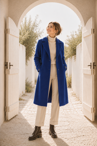 CAPPOTTO DONNA LAURA BIAGIOTTI BOTTONI TASCHE MORBIDO FODERATO ART. 2112