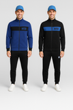 PIGIAMA TUTA COTONE GARZATO TEMPO LIBERO UOMO RAGAZZO ZIP SQUADRA INTER ART. F102050