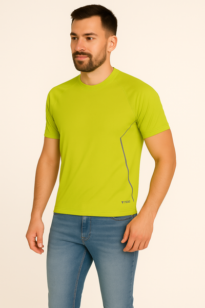 T-SHIRT TECNICA UOMO BRUGI MANICA CORTA GIROCOLLO TRASPIRANTE ART. NA4F T64K 4F
