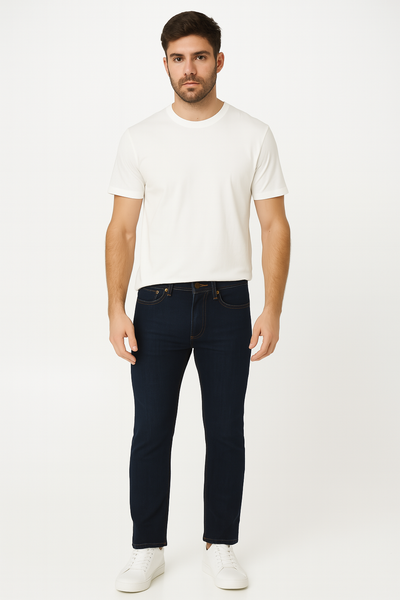 JEANS UOMO ZIP BOTTONE CINQUE TASCHE SCURO SKINNY MARCA LEE ART. MALONE