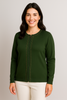 CARDIGAN DONNA ZIP POLSINI FASCIA STRASS MARCA COVERI ART. DC840