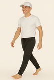 PANTALONE TUTA UOMO RAGAZZO GARZATA POLSINI MARCA BRUGI F84L