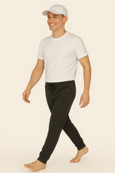 PANTALONE TUTA UOMO RAGAZZO GARZATA POLSINI MARCA BRUGI F84L
