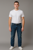 JEANS UOMO ZIP BOTTONE CINQUE TASCHE SCURO REGULAR STRAIGHT MARCA LEE ART. DAREN