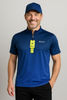POLO UOMO ZIP TECNICA TRASPIRANTE LOGO MARCA SCUOLA NAUTICA ART.218851