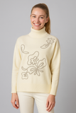 MAGLIONE DONNA RAGAZZA DOCEVITA RICAMO MARCA RIVA TRICOT ART. B115460