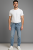 JEANS UOMO SLIM ZIP BOTTONE TASCHE MARCA LEE ART.L719NLLT